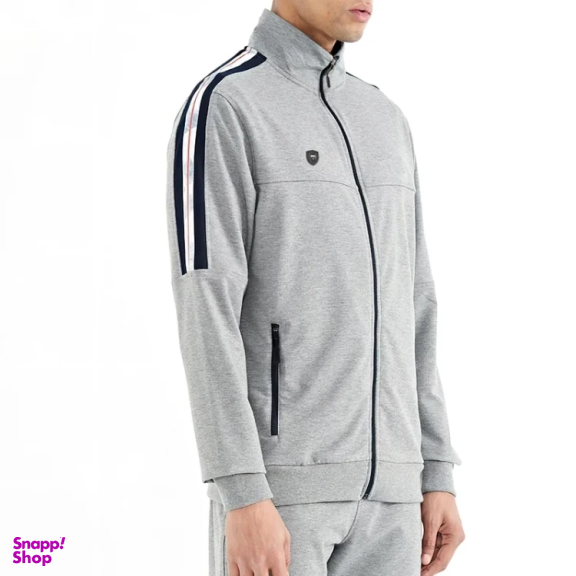 سویشرت ورزشی مردانه مدل GD-17189473 رنگ طوسی