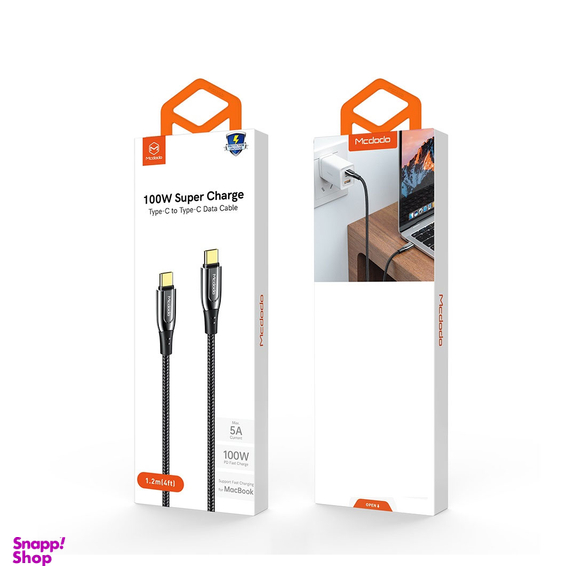 کابل شارژ دو سر تایپ سی مک دودو (Mcdodo) مدل 8120 توان 100 وات