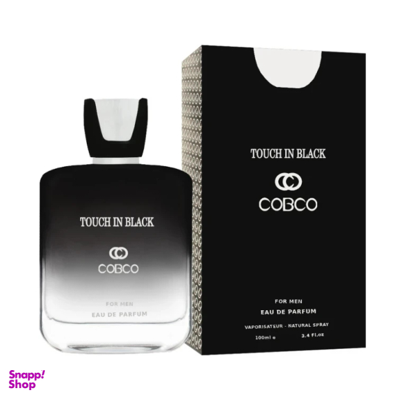 ادو پرفیوم مردانه کوبکو مدل Touch in Black حجم 100 میلی لیتر
