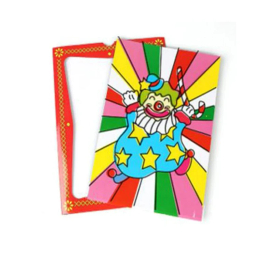 ابزار شعبده بازی دنیای سرگرمی های کمیاب طرح رنگ آمیزی دلقک