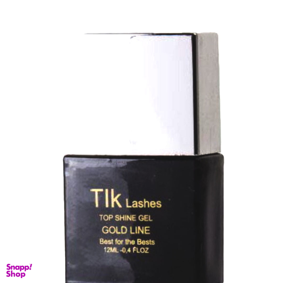 ژل براق کننده لاک ناخن تیک مدل Golden Line حجم 12 میلی لیتر