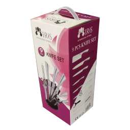 سرویس چاقو 9 پارچه آیریس کد 680