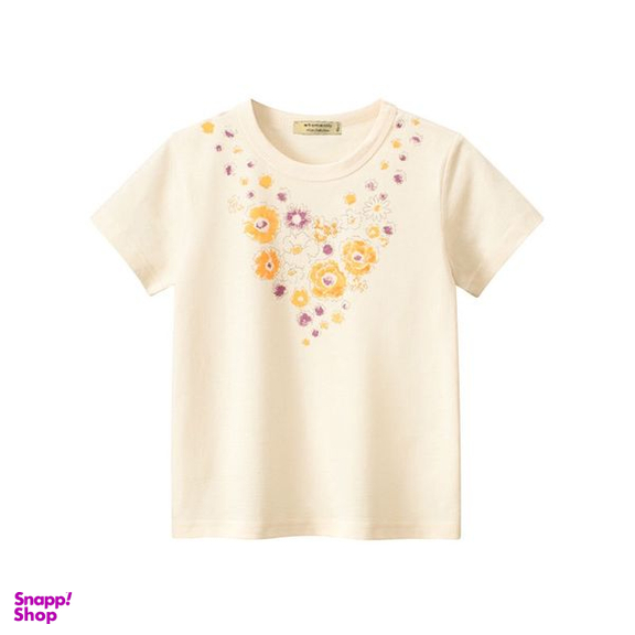 تی شرت آستین کوتاه دخترانه هومنیتی مدل WYKGTSHT9625-BGE