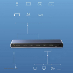 سوییچ کواد 4 پورت HDMI یوگرین مدل CM201