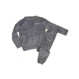 ست بلوز و شلوار زنانه مدل تدی کد Riv رنگ طوسی