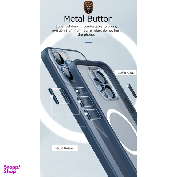 کاور گوشی موبایل سامورایی مدل RAIDEN مناسب برای اپل iPhone 16 Pro