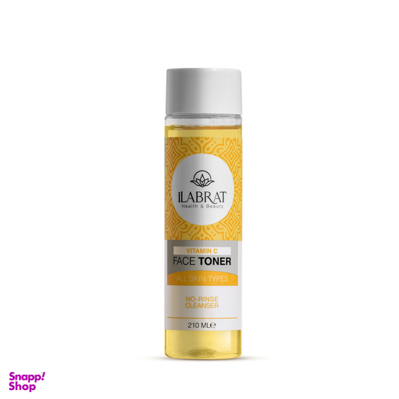تونر پاک کننده صورت ایلابرت مدل ویتامین سی حجم 210 میلی‌لیتر