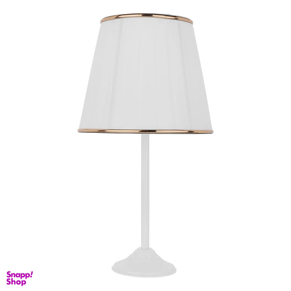 آباژور رومیزی نورهام مدل NHM-WHITESILVERY-15