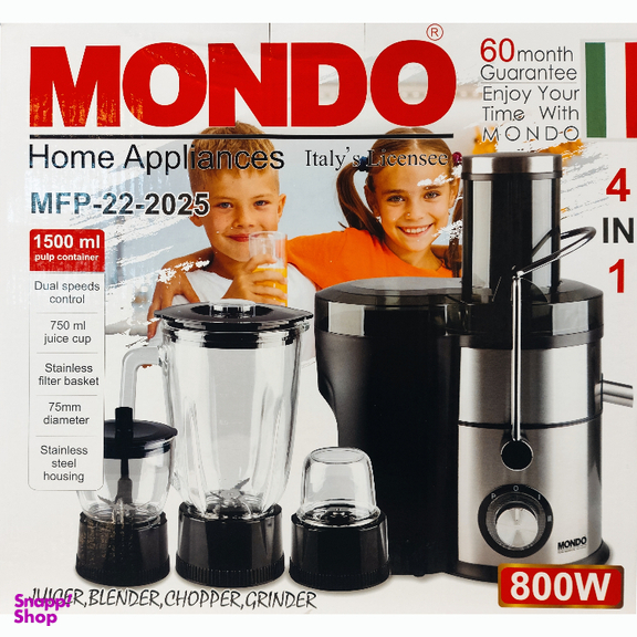 آبمیوه گیری 4 کاره موندو کد RAGA-MFP2025