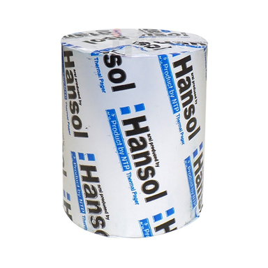 رول کاغذ حرارتی پرینتر 40 متر هانسول مدل تک لفاف مجموعه 10 عددی