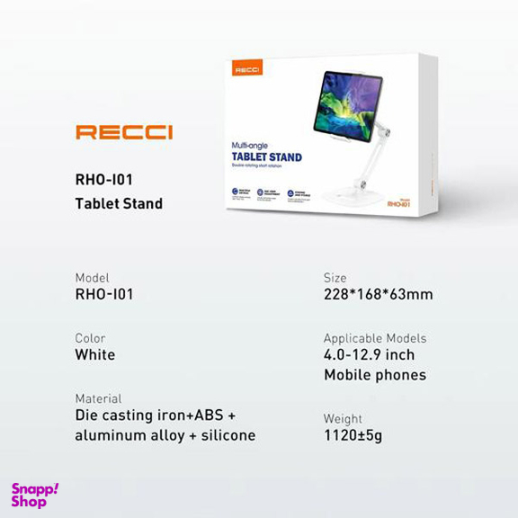 هولدر رومیزی موبایل و تبلت رسی مدل RHO-I01