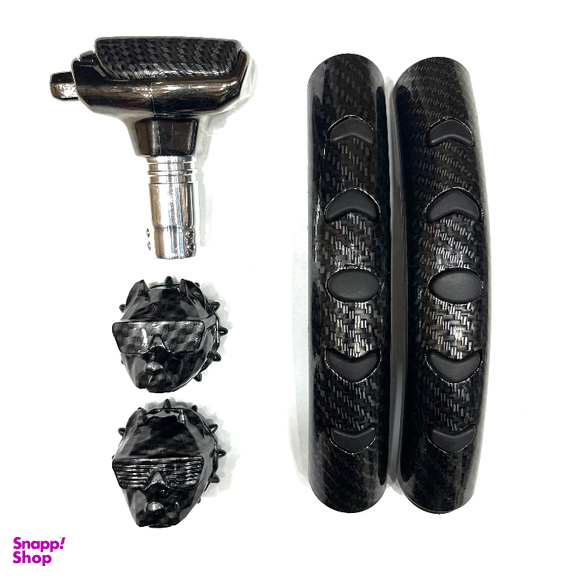 ست دور فرمان و دور بازویی و سردنده شیفتر‌دار خودرو کد 03 بسته 5 عددی