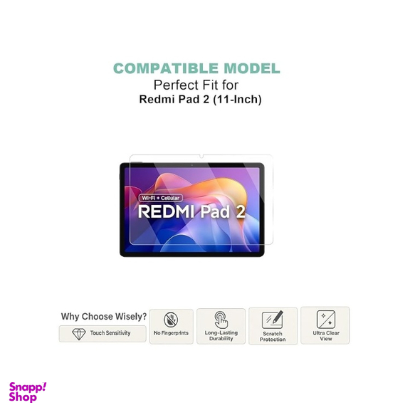 محافظ صفحه نمایش تبلت مدل RMS - OG مناسب شیائومی Redmi Pad 2 2025