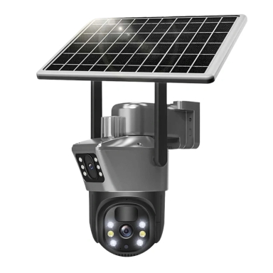 دوربین مداربسته چرخشی سیم کارتی پنل خورشیدی مدل Solar Panel V380