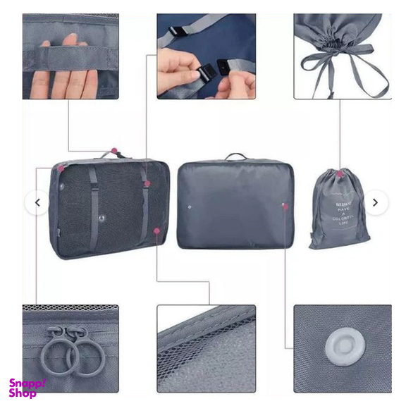 نظم دهنده چمدان سفری مجموعه 7 عددی