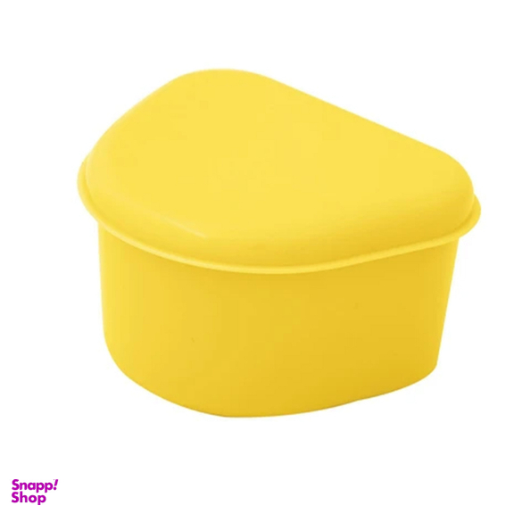محفظه نگهداری دندان مصنوعی دکتر مید مدل DentureBox رنگ زرد