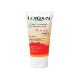 ژل شستشو صورت هیدرودرم مدل Acne Wash حجم 150 میلی لیتر