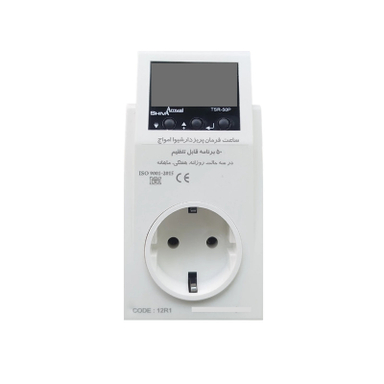 پریز تایمردار شیوا امواج مدل ساعت فرمان دیجیتالی کد TSR-50P/12R1