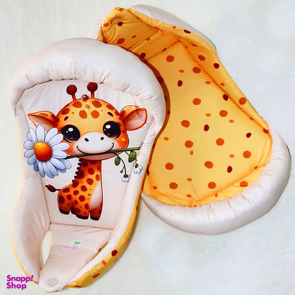 قنداق نوزاد مدل سوئیسی دورو طرح زرافه و گل کد 25