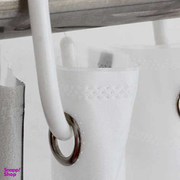 پرده حمام دلفین مدل Jack-5075 سایز 180x200 سانتی متر