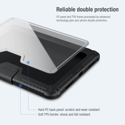 کیف کلاسوری نیلکین مدل Camshield Bumper Leather مناسب برای تبلت اپل iPad 10 / iPad 10.9 (2022)