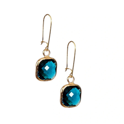 گوشواره طلا 18 عیار زنانه مدل آکوآ ویسپر Aqua Whisper