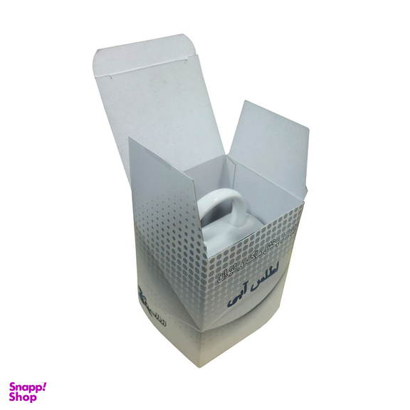 ماگ اطلس آبی طرح گل گرگ مدل MS1275