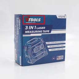 متر 5 متری وی تولز مدل لیزری کد YP-VT2170