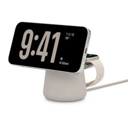 پایه شارژ بی سیم بلکین مدل BoostCharge Pro 2-in-1 MagSafe 15W