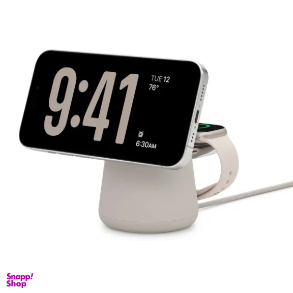 پایه شارژ بی سیم بلکین مدل BoostCharge Pro 2-in-1 MagSafe 15W