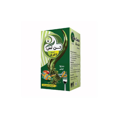 کپسول لاغری گیاهی تن لس 500 میلی گرم سلامت گستر آرتیمان بسته 60 عددی