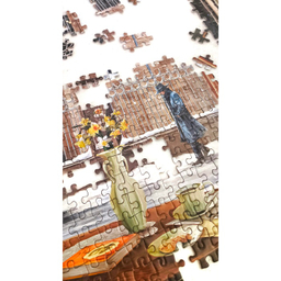 پازل 1000 تکه طرح برج ساعت تبریز مدل هفت خوان