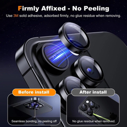 محافظ لنز دوربین بوف مدل HD-ColorLenz مناسب برای گوشی موبایل اپل Iphone 15 Pro Max / 15 Pro