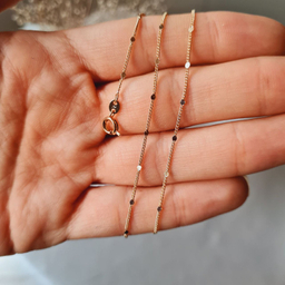 زنجیر زنانه ژوپینگ مدل توپی مینیمال کد 910