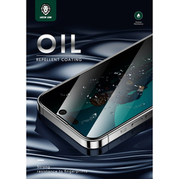محافظ صفحه نمایش حریم شخصی گرین مدل 3D Elegant Privacy مناسب برای گوشی موبایل اپل iPhone 14 Pro Max