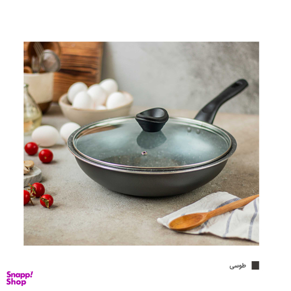 تابه تکنو مدل wok سایز 24