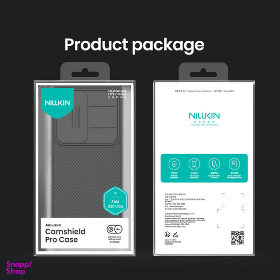 کاور نیلکین مدل CamShield Pro مناسب برای گوشی موبایل سامسونگ Galaxy S25 Ultra