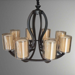 لوستر 8 شعله چشمه نور کد JA9160