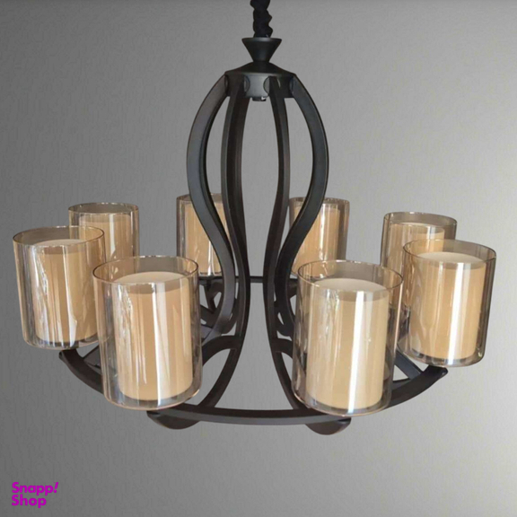 لوستر 8 شعله چشمه نور کد JA9160