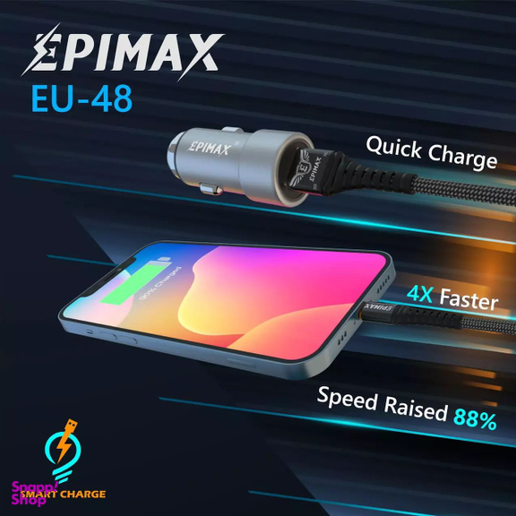 شارژر فندکی فست شارژ اپیمکس مدل EU-48