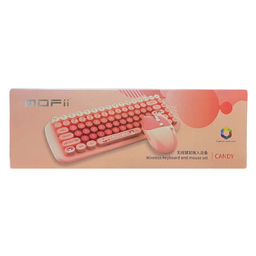 کیبورد و ماوس بی سیم مافی مدل candy fashion multicolor