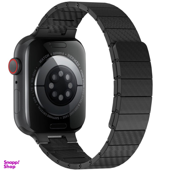 بند اپل واچ مگنتی ویوو مدل Carbon Fiber Pattern Magnetic Wi-WB009 مناسب اپل واچ سایز 42، 44، 45 و 49 میلی‌ متر