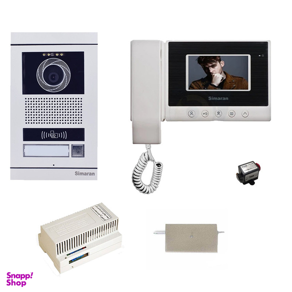 دربازکن تصویری کارتی سیماران مدل 43HS-VFBC1/N مجموعه 5 عددی