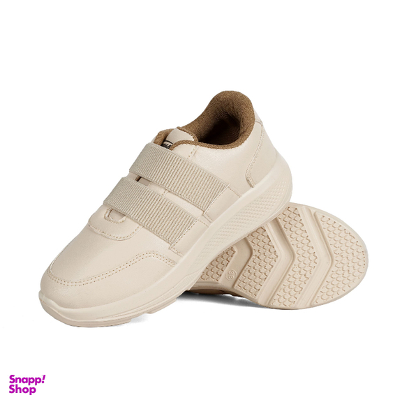 کفش راحتی زنانه شیما مدل برسان رنگ استخوانی