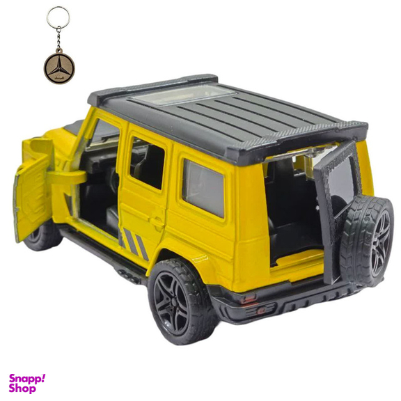 ماکت ماشین ناب سل مدل بنز جی کلاس فلزی موزیکال چراغدار MERCEDES BENZ G-CLASS به همراه جاسوییچی