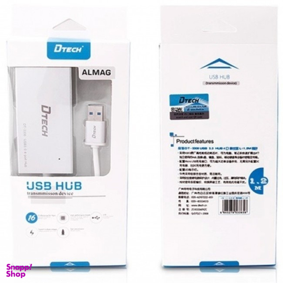 هاب 4 پورت USB 3 دیتک مدل DT-3308