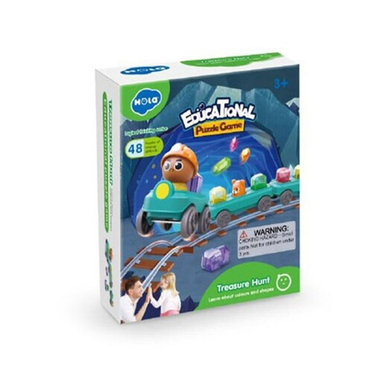 بازی آموزشی قطار گنج‌یاب هولا مدل HE795900