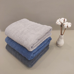 حوله حمام ارغوان مدل موجی سایز 80x140 سانتی‌ متر