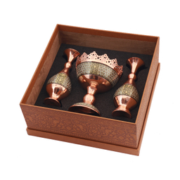 ست هدیه مسی مدل آوین کد01