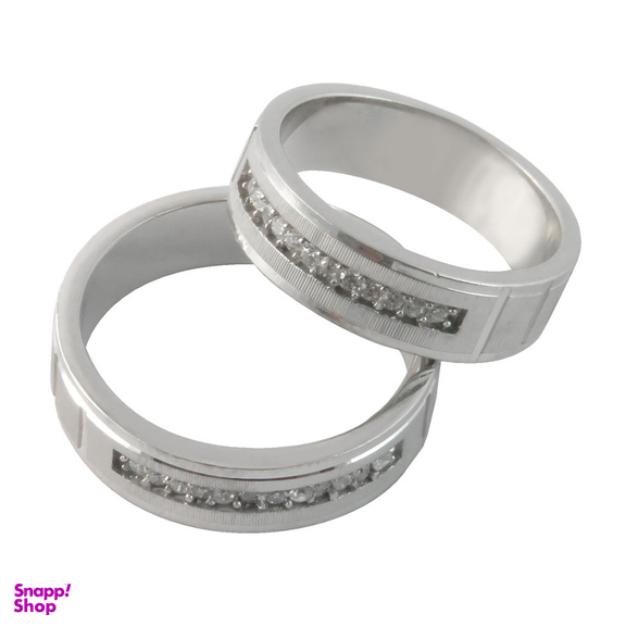 ست انگشتر نقره زنانه و مردانه کد AS056